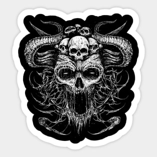 Demon skulll Sticker